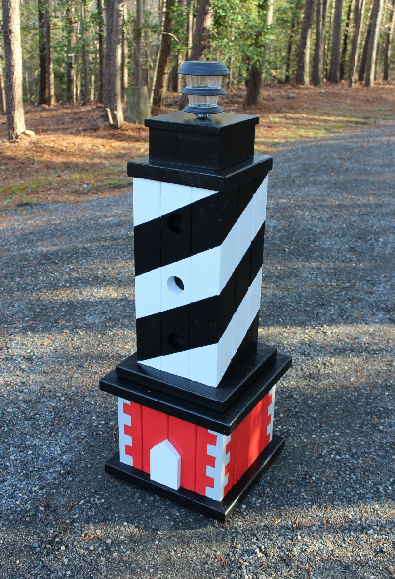 lighthouses chesapeakecrafts objects hatteras built painted