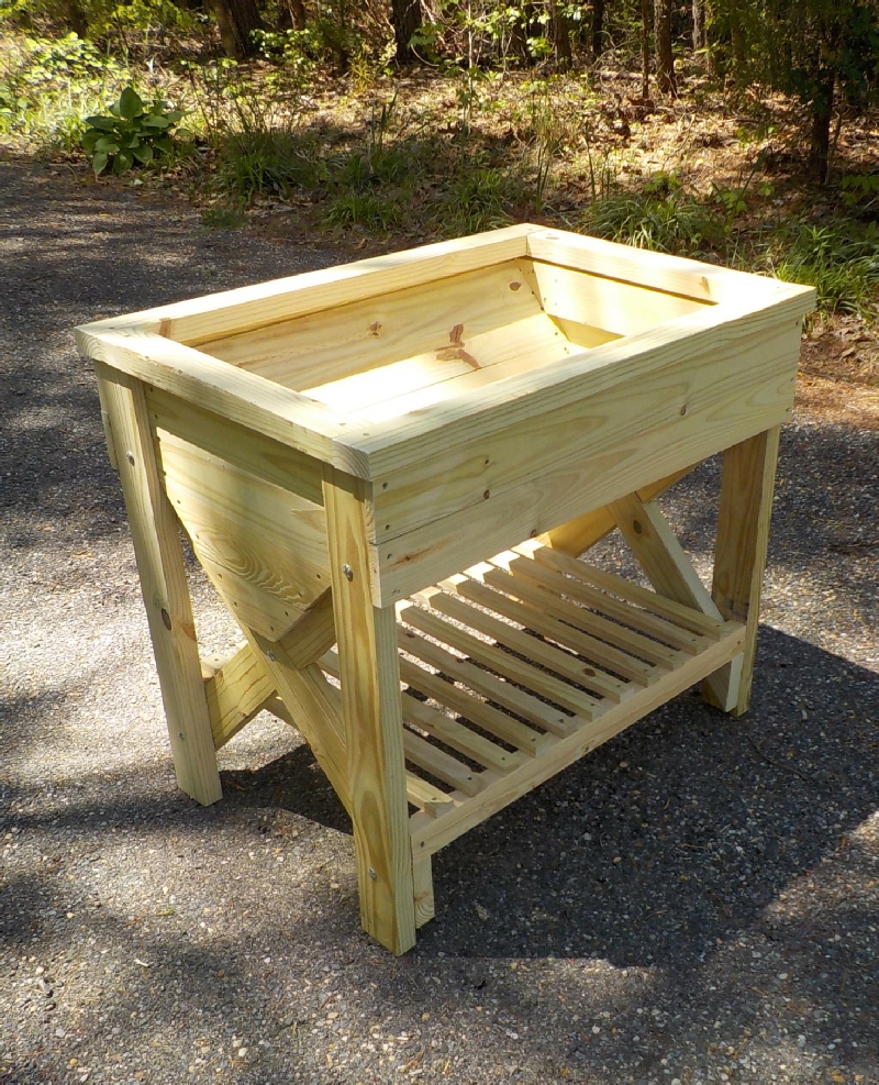 How To Build A Raised Trug Planter Trough Design Diy Plans 