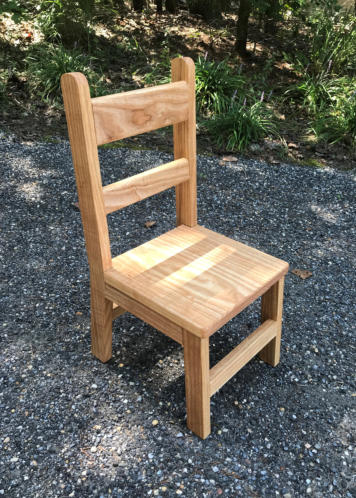 Wooden cafe chairs