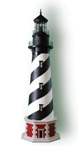 Cape Hatteras Deluxe Stucco Lawn Lighthouse