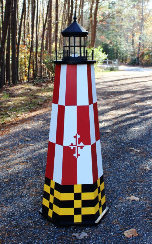 How to Build a 4 ft. Painted Lawn Lighthouse.