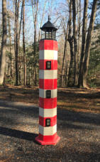 Striped Lighthouse Woodworking Plans