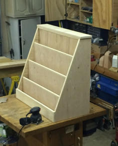 How to build a front-facing child's bookshelf. Downloadable woodworking ...